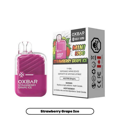 Oxbar Mini 1200 Strawberry Grape Ice