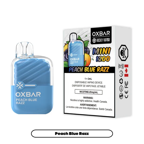 Oxbar Mini 1200 Peach Blue Raspberry