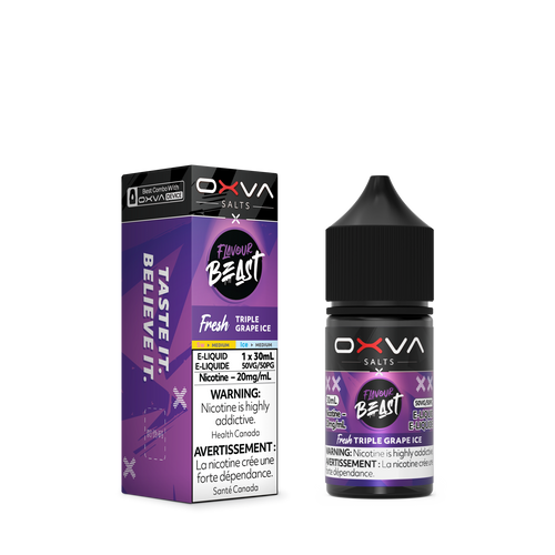 Flavour Beast x OXVA - Triple Grape Ice Nic Salt 30ML