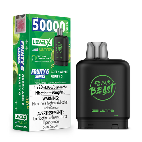 Level X G2 Ultra 50K Green Apple Fruity G