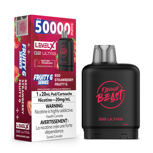 Level X G2 Ultra 50K Red Strawberry Fruity G