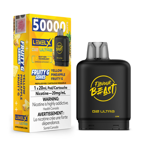Level X G2 Ultra 50K Yellow Pineapple Fruity G