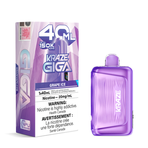Kraze Giga 150K Grape Ice