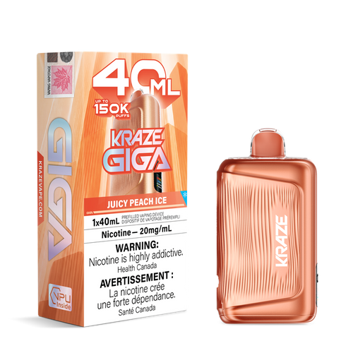 Kraze Giga 150K Juicy Peach Ice