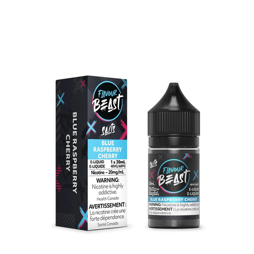 Flavour Beast Blue Raspberry Cherry Salts 30mL e-liquid available at Ace Vapes in Windsor, Ontario, Canada.