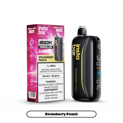 Instabar Mega Pro 160K Strawbberry Peach