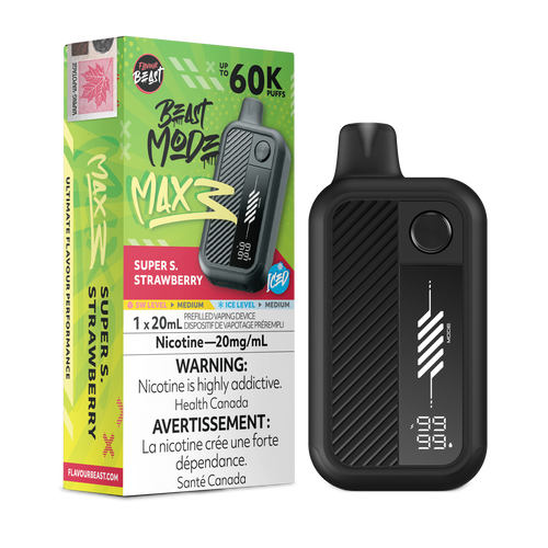 Beast Mode Max 3 60K Super Sour Strawberry