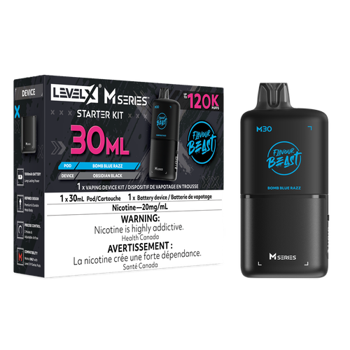 Level X M Series 120K Starter Kit Bomb Blue Razz