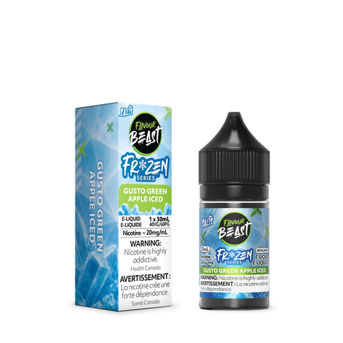 Flavour Beast Frozen Gusto Green Apple Iced 30mL e-liquid in Windsor Ontario Canada