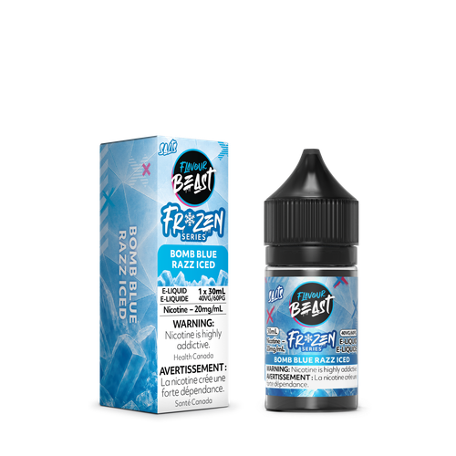 Flavour Beast E-Liquid Frozen Bomb Blue Razz Iced 30Ml