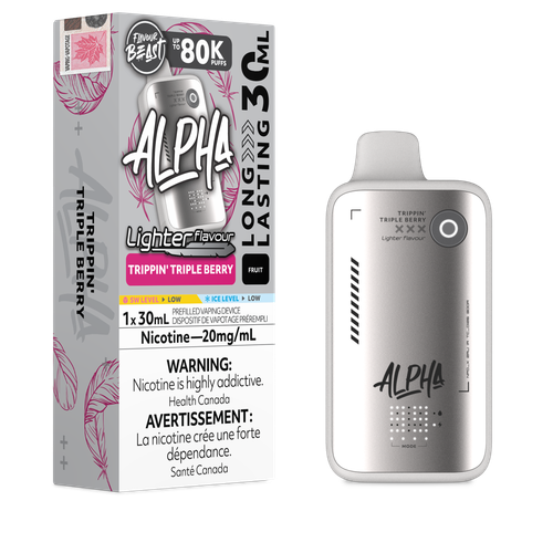 Beast Alpha Light 80K Trippin Triple Berry disposable vape in Windsor Ontario Canada