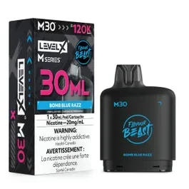 Level X M Series 120K bomb Blue Razz Pod