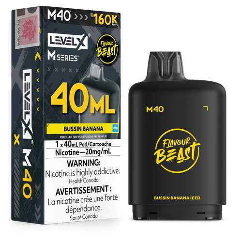 Level X M Series 160K Bussin Banana Replacement Pod – Ace Vapes Windsor