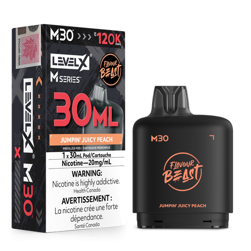Level X M Series 120K Jumpin Juicy Peach Replacement Pod – Ace Vapes Windsor