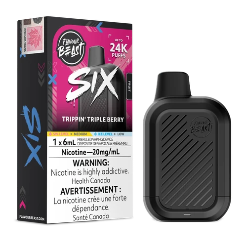 Flavour Beast Six 24K - Trippin Triple Berry