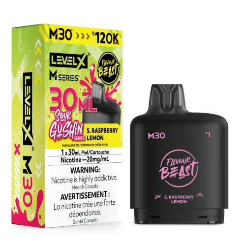 Level X M Series 120 K  Gushin S. Raspberry Lemon