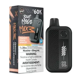Beast Mode Max 3 60K Perfect Peach Apricot disposable vape at Ace Vapes Windsor in Windsor, Ontario