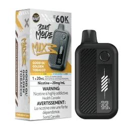 Beast Mode Max 3 60K Good Ol Golden Tobacco Disposable Vape at Ace Vapes Windsor