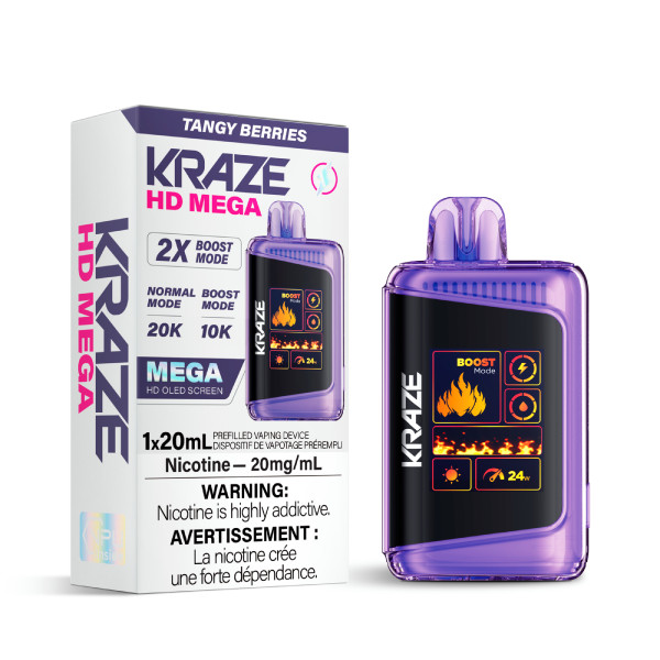 Kraze HD Mega Tangy Berries 20mg(ON)