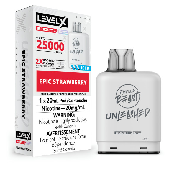 Level X Boost G2 Epic Strawberry 20mg(ON)