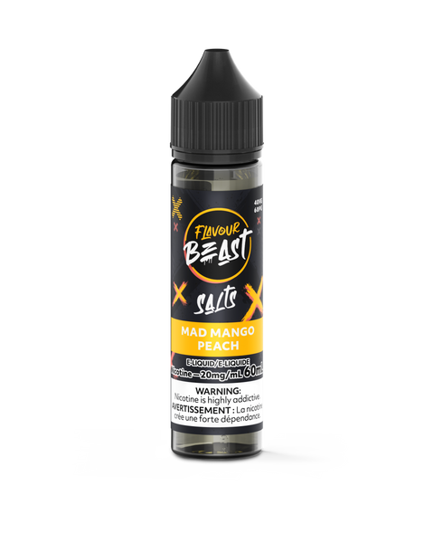 Flavour Beast Salts Mad Mango Peach 20mg 60ml