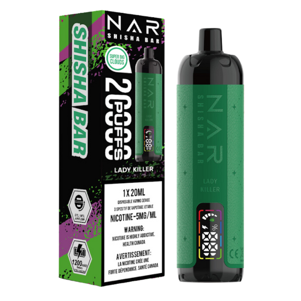 Nar Shisha Bar Lady Killer 20000 Puffs
