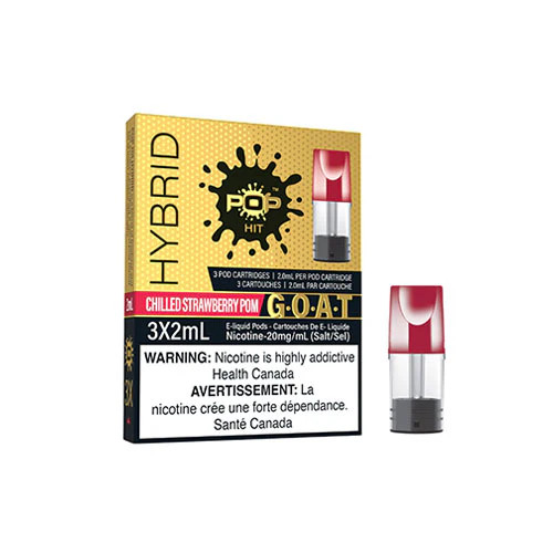 Pop Hit Hybrid Pods Chilled Strawberry Pom