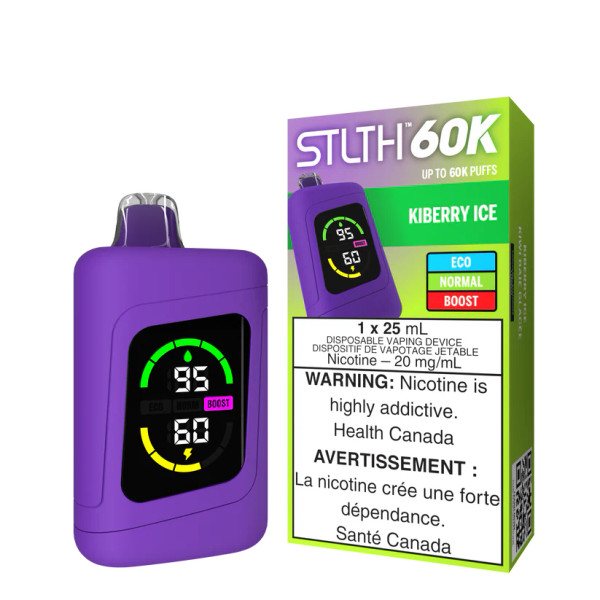Stlth 60K Kiberry Ice 20mg