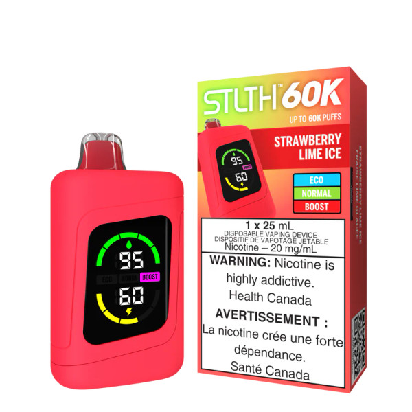 Stlth 60K Strawberry Lime Ice 20mg