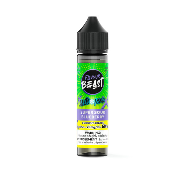 Flavour Beast Salts Super Sour Blueberry 20mg 60ml