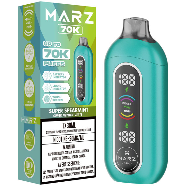 Marz 70K Super Spearmint 20mg
