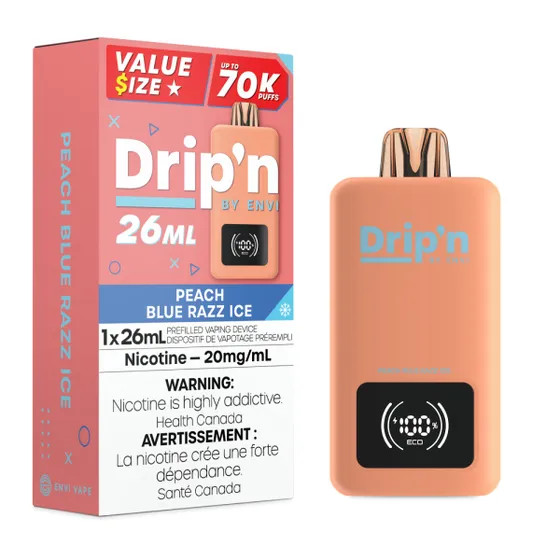 Dripn 70K Peach Blue Razz Ice 20mg