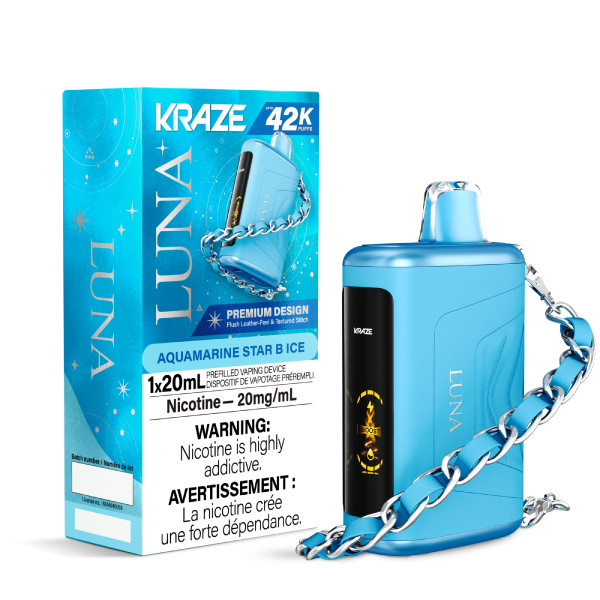 Kraze Luna 42K Aquamarine Star B Ice 20mg