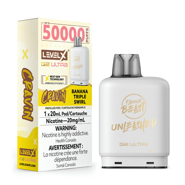 Level X G2 Ultra 50K Banana Triple Swirl 20mg