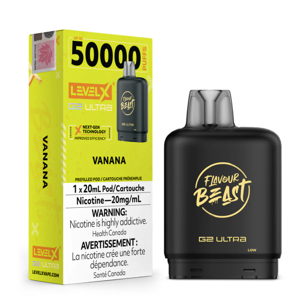Level X G2 Ultra 50K Vanana 20mg replacement pod vape Canada Windsor
