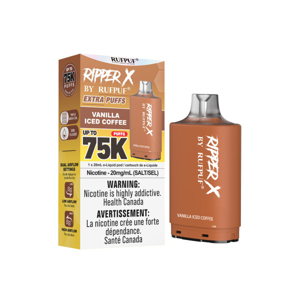 Ripper X 75K Vanilla Iced Coffee 20mg