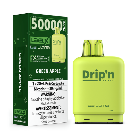 Dripn Level X 50000 Green Apple
