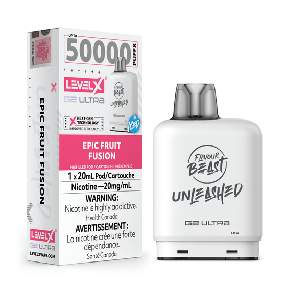 Level X G2 Ultra Epic Fruit Fusion replacement pod vape Canada Windsor