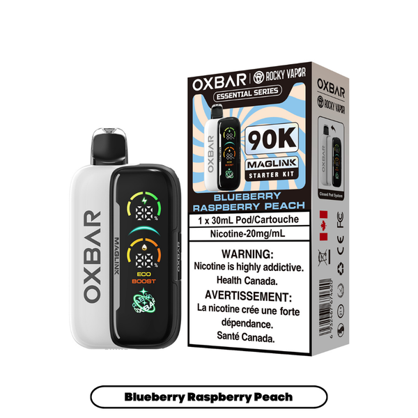 Oxbar Maglink 90K Starter Kit Blueberry Raspberry Peach