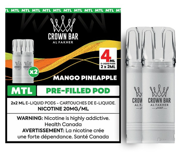 Al Fakher Crown Bar MTL Pod Mango Pineapple