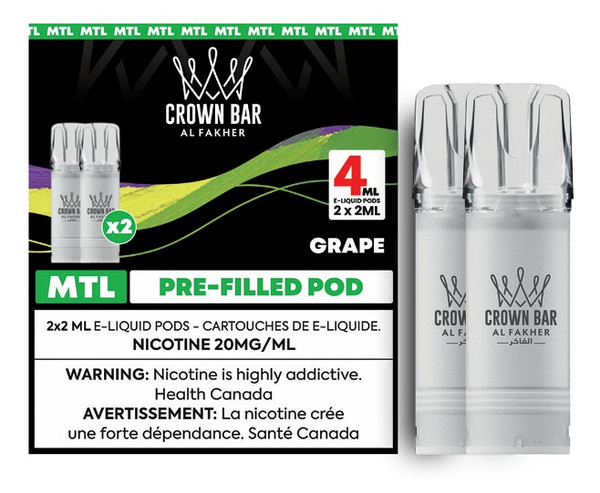 Al Fakher Crown Bar MTL Pod Grape