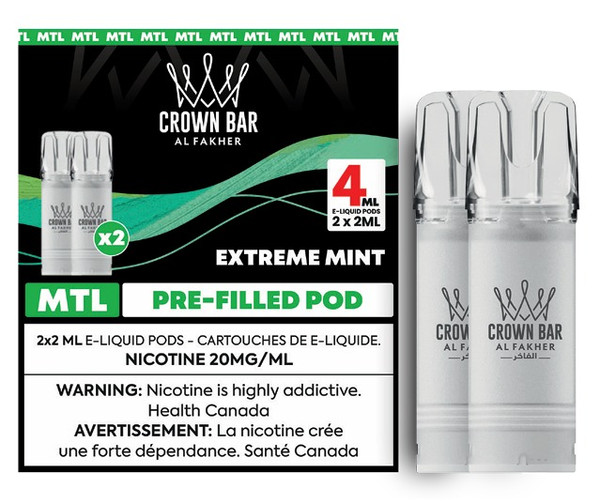 Al Fakher Crown Bar MTL Pod Extreme Mint