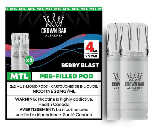 Al Fakher Crown Bar MTL Pod Berry blast