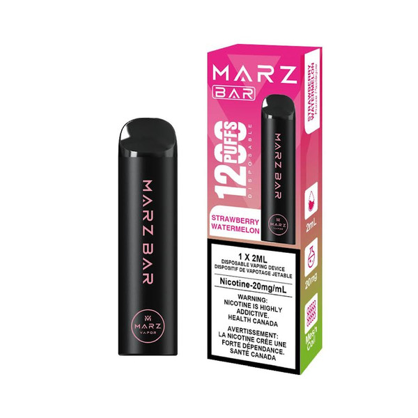 Marz Bar 1200 Strawberry Watermelon 10mg disposable vape Canada Windsor