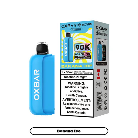Oxbar Maglink 90K Banana Ice replacement pods for Maglink vape system Canada Windsor