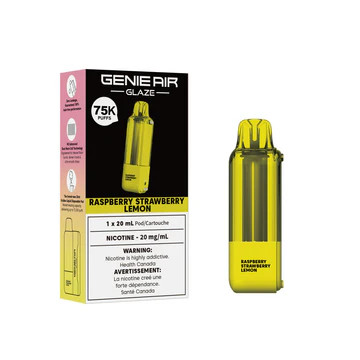 Genie Air Glaze 75K Pod Raspberry Strawberry Lemon prefilled vape pod Ontario Canada