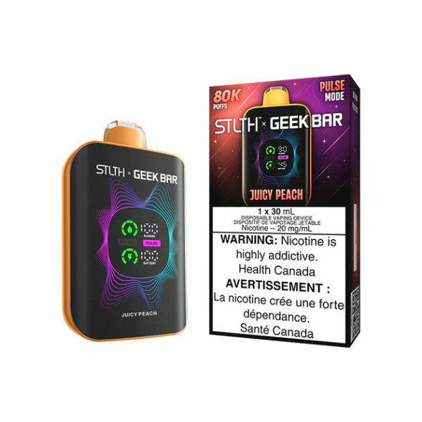 STLTH X Geekbar 80K Juicy Peach disposable vape Ontario Canada