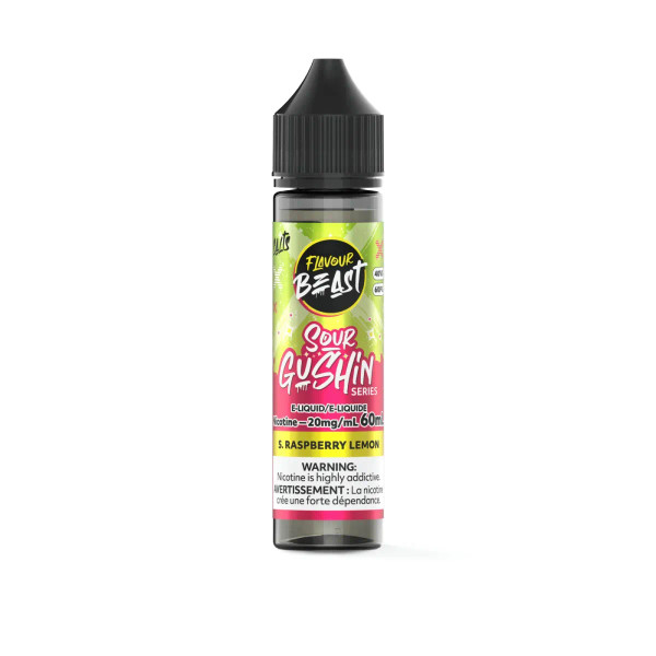 Flavour Beast E-Liquid Gushin S. Raspberry Lemon 60ml