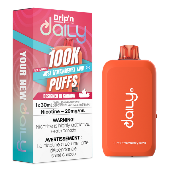 Dripn Daily 100K Just Strawberry Kiwi