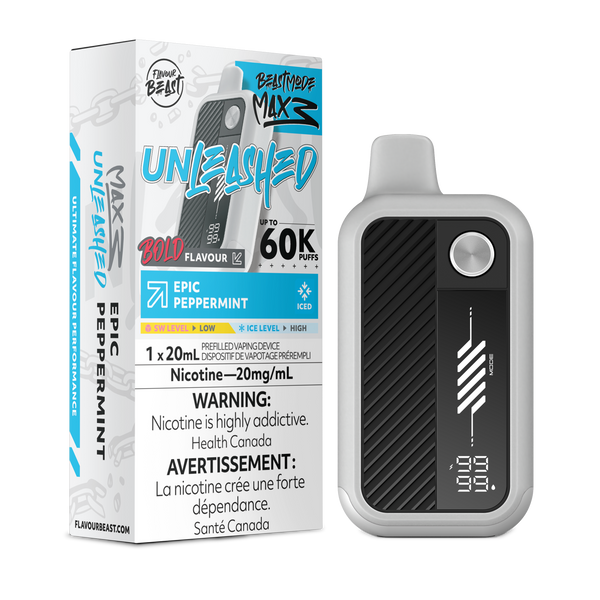 Beast Mode Max 3 60K Epic Peppermint disposable vape Ontario Canada